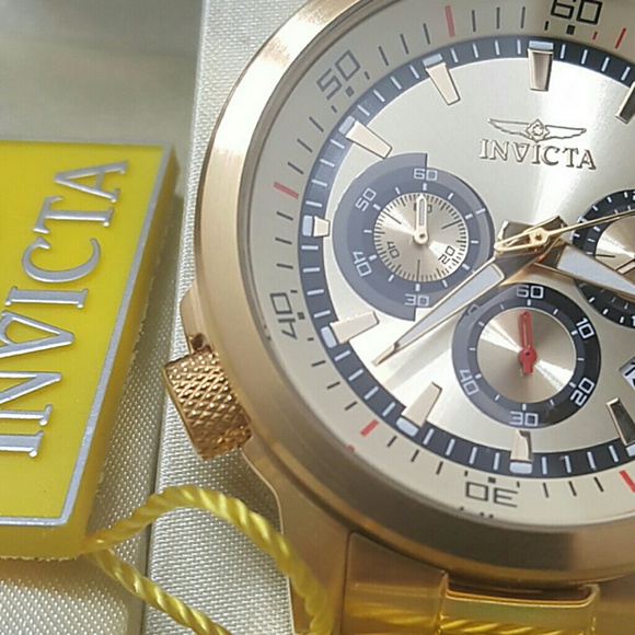 FIRM weekend sale,new Invicta Choro gold watch